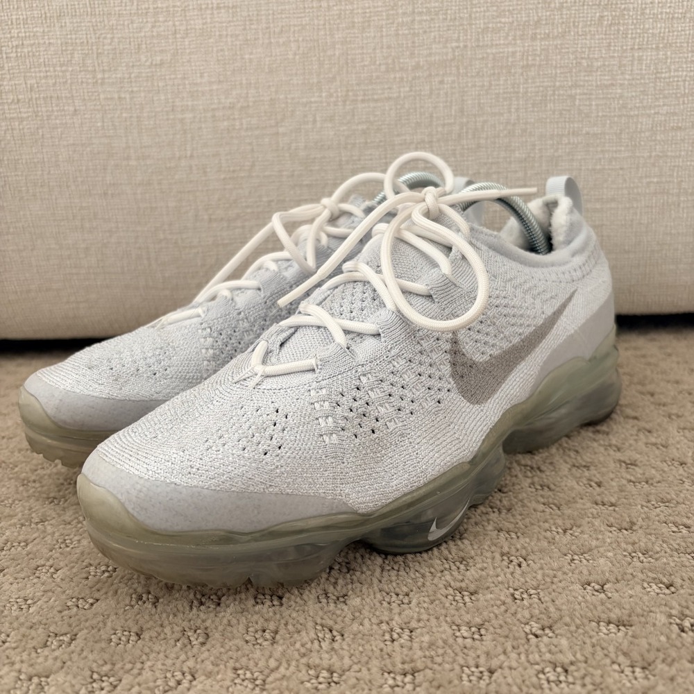 Nike Air VaporMax 2023 Flyknit Pure Platinum White DV1678-002 Men 10.5 Running